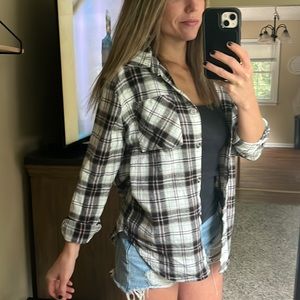 XS pink lily flannel